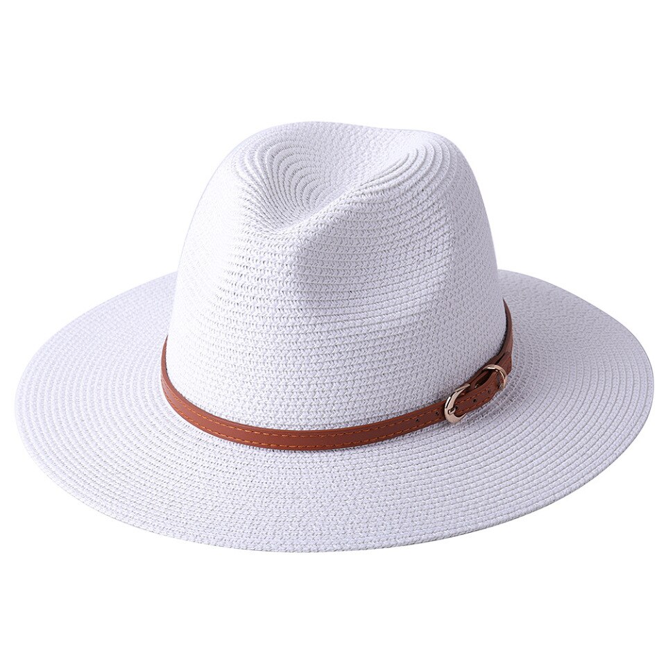 Chapeau Panama pour homme & femme Blanc 56-58cm